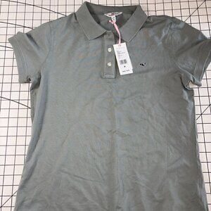 Vineyard Vines Green Fitted Polo Short Sleeve Tee